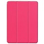 Case2go Tablet hoes geschikt voor Apple iPad Air 3 (2019) / iPad Pro (2017) - tri-fold hoes - Case met Auto Wake/Sleep functie - 10.5 inch - Magenta