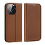 Dux Ducis - Hoes geschikt voor Apple iPhone 14 - Magnetische sluiting - Book Case - Bruin