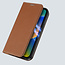 Dux Ducis - Hoes geschikt voor Apple iPhone 14 - Magnetische sluiting - Book Case - Bruin