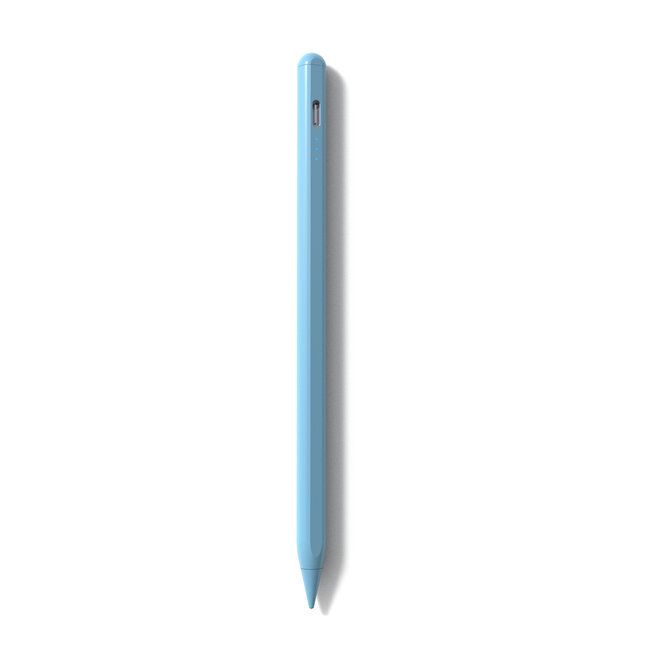 Stylus pen - Touchscreen pen geschikt voor iPad, iPad Mini, iPad Pro met Magnetisch opladen en Palm rejection - Magnetische Active Stylus voor iPad (vanaf 2018) - Blauw