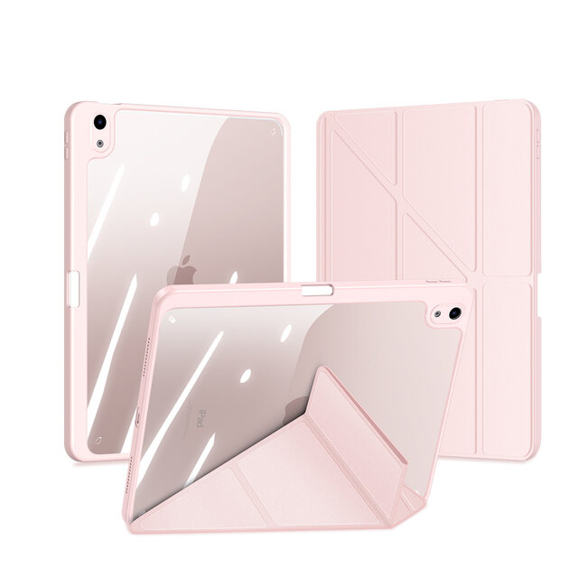Dux Ducis - Hoes geschikt voor iPad Air 4/5 10.9 - Magneet sluiting - Auto Sleep/Wake functie - Met Pencil houder - Roze