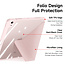 Dux Ducis - Hoes geschikt voor iPad Air 4/5 10.9 - Magneet sluiting - Auto Sleep/Wake functie - Met Pencil houder - Roze