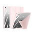 Dux Ducis - Hoes geschikt voor Apple iPad (2022) 10.9 inch - Magneet sluiting - Auto Sleep/Wake functie - Met Pencil houder - Roze