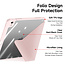 Dux Ducis - Hoes geschikt voor Apple iPad (2022) 10.9 inch - Magneet sluiting - Auto Sleep/Wake functie - Met Pencil houder - Roze