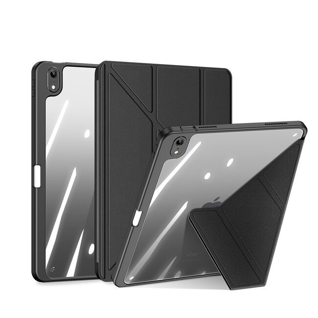 Dux Ducis - Hoes geschikt voor Apple iPad (2022) 10.9 inch - Magneet sluiting - Auto Sleep/Wake functie - Met Pencil houder - Zwart