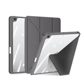 Dux Ducis Dux Ducis - Hoes geschikt voor iPad 7/8/9 10.2 - Magneet sluiting - Auto Sleep/Wake functie - Met Pencil houder - Grijs