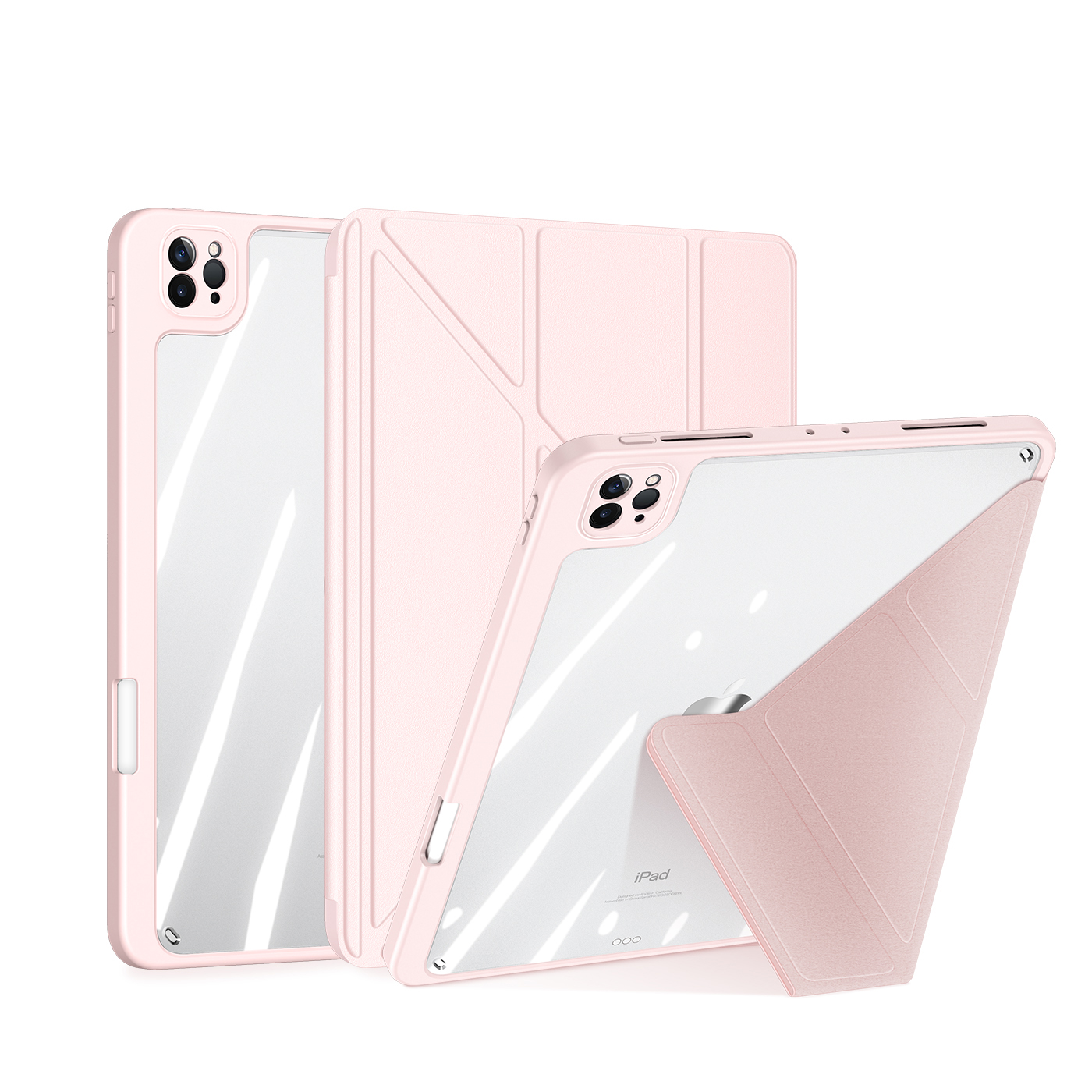 Dux Ducis - Hoes geschikt voor iPad Pro 11 (2018/2020/2021) - Magneet sluiting - Auto Sleep/Wake functie - Met Pencil houder - Roze afbeelding