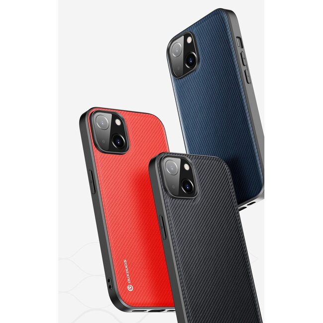 Dux Ducis - Telefoonhoesje geschikt voor Apple iPhone 14 - Fino Series - Back Cover - Blauw