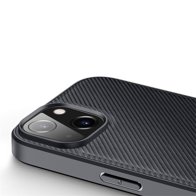 Dux Ducis Fino Series Apple Hoesje geschikt voor iPhone 14 - Back Cover Zwart