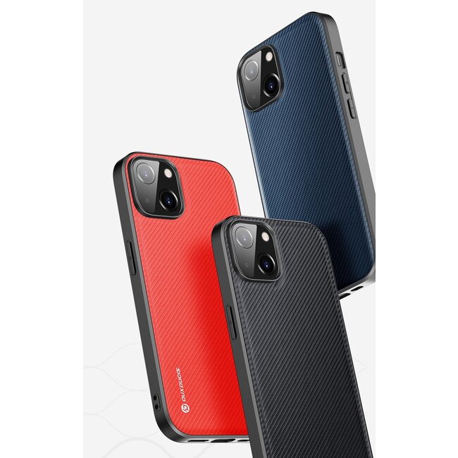 Dux Ducis Fino Series Apple Hoesje geschikt voor iPhone 14 - Back Cover Zwart