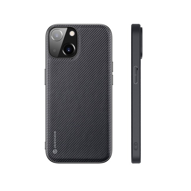 Dux Ducis Fino Series Apple Hoesje geschikt voor iPhone 14 - Back Cover Zwart