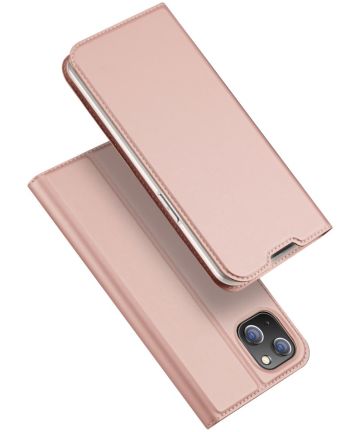 Telefoon Hoesje geschikt voor Apple iPhone 14 Plus - Dux Ducis Skin Pro Book Case - Roze afbeelding