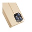 Telefoon Hoesje geschikt voor Apple iPhone 14 Pro - Dux Ducis Skin Pro Book Case - Goud