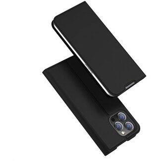 Dux Ducis Telefoon Hoesje geschikt voor Apple iPhone 14 Pro Max - Dux Ducis Skin Pro Book Case - Zwart