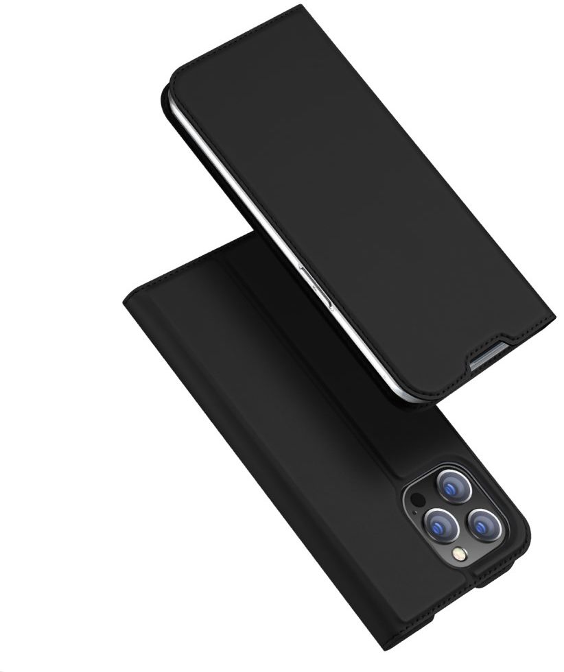 Telefoon Hoesje geschikt voor Apple iPhone 14 Pro Max - Dux Ducis Skin Pro Book Case - Zwart afbeelding