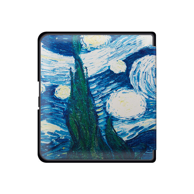 E-reader hoesje geschikt voor Tolino Epos 2 - Sleepcover - Auto/Wake functie - Magnetische sluiting - Sterrenhemel