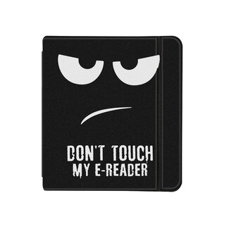 Case2go E-reader hoesje geschikt voor Tolino Epos 2 - Sleepcover - Auto/Wake functie - Magnetische sluiting - Don't Touch Me