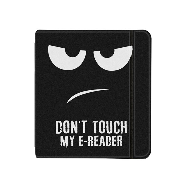 E-reader hoesje geschikt voor Tolino Epos 2 - Sleepcover - Auto/Wake functie - Magnetische sluiting - Don't Touch Me