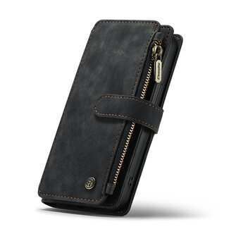 CaseMe CaseMe - Telefoonhoesje geschikt voor iPhone 13 - Wallet book - Zwart