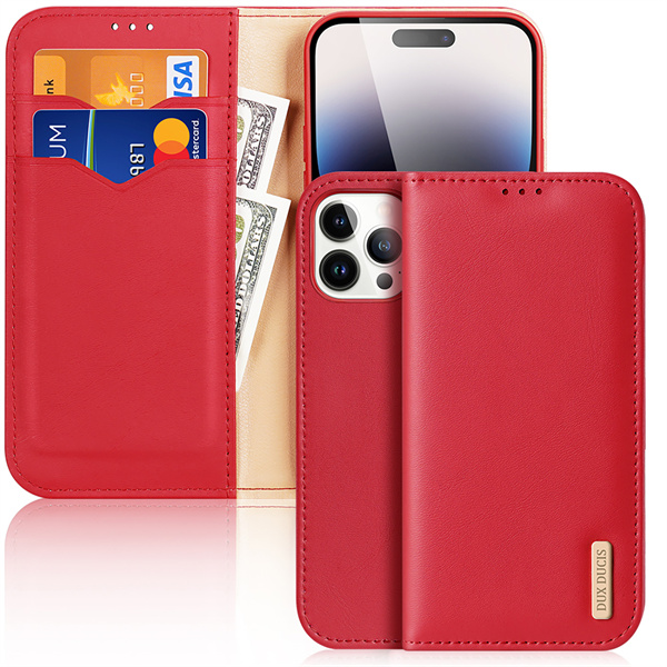 Dux Ducis - Telefoonhoesje geschikt voor Apple iPhone 14 Pro Max - Dux Ducis Hivo Series Case - Roze afbeelding