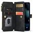 CaseMe - Telefoonhoesje geschikt voor iPhone 13 Pro - Wallet Book Case met ritssluiting - Magneetsluiting - Zwart