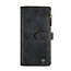 CaseMe - Telefoonhoesje geschikt voor iPhone 14 Plus - Wallet Book Case met ritssluiting - Magneetsluiting - Zwart