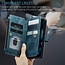 CaseMe - Telefoonhoesje geschikt voor Apple iPhone 13 Mini - Wallet Book Case met ritssluiting - Magneetsluiting - Blauw