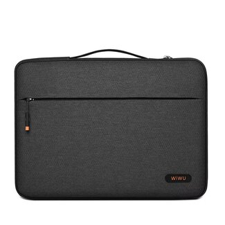 WIWU WIWU - Laptophoes 13 inch - Laptoptas - Laptop Sleeve met voorvak - Zwart