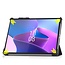 Tablet hoes geschikt voor Lenovo Tab P11 Pro 2nd Gen - Tri-fold hoes met auto/wake functie - 11.2 inch - Don't Touch Me