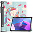 Tablet hoes geschikt voor Lenovo Tab P11 Pro 2nd Gen - Tri-fold hoes met auto/wake functie - 11.2 inch - Unicorn