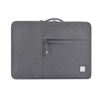 WIWU - Laptoptas 15.6 Inch - Spatwaterdichte Laptophoes - Laptop Sleeve met dubbele laag - Grijs