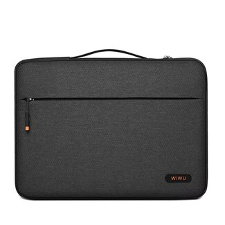 WIWU - Laptoptas 14 Inch - Spatwaterdichte Laptophoes - Pilot Laptop Sleeve met één extra vak - Zwart