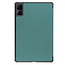 Case2go - Hoes geschikt voor Xiaomi Redmi Pad - 10.6 inch Book Case - Auto Sleep/Wake Up functie - Donker Groen