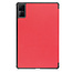 Case2go - Hoes geschikt voor Xiaomi Redmi Pad - 10.6 inch Book Case - Auto Sleep/Wake Up functie - Rood