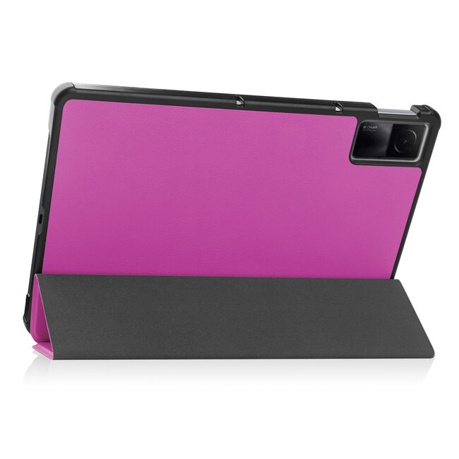 Case2go - Hoes geschikt voor Xiaomi Redmi Pad - 10.6 inch Book Case - Auto Sleep/Wake Up functie - Paars