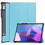 Tablet hoes geschikt voor Lenovo Tab P11 Pro 2nd Gen - Tri-fold hoes met auto/wake functie - 11.2 inch - Licht Blauw