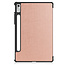 Tablet hoes geschikt voor Lenovo Tab P11 Pro 2nd Gen - Tri-fold hoes met auto/wake functie - 11.2 inch - Rose Goud