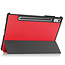 Tablet hoes geschikt voor Lenovo Tab P11 Pro 2nd Gen - Tri-fold hoes met auto/wake functie - 11.2 inch - Rood