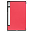 Tablet hoes geschikt voor Lenovo Tab P11 Pro 2nd Gen - Tri-fold hoes met auto/wake functie - 11.2 inch - Rood