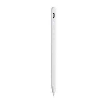Case2go Active Stylus pen geschikt voor iPad, iPad Mini, iPad Pro met Magnetisch opladen en Palm rejection - Magnetische stylus voor iPad (vanaf 2018) - Wit
