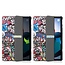 Case2go - Hoes geschikt voor Xiaomi Redmi Pad - 10.6 inch Book Case - Auto Sleep/Wake Up functie - Graffiti