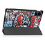 Case2go - Hoes geschikt voor Xiaomi Redmi Pad - 10.6 inch Book Case - Auto Sleep/Wake Up functie - Graffiti