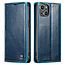 CaseMe - Telefoonhoesje geschikt voor Apple iPhone 13 - Flip Wallet Case - Magneetsluiting - Blauw
