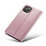 CaseMe - Telefoonhoesje geschikt voor Apple iPhone 14 - Flip Wallet Case - Magneetsluiting - Roze