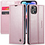 CaseMe - Telefoonhoesje geschikt voor Apple iPhone 14 - Flip Wallet Case - Magneetsluiting - Roze