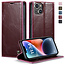 CaseMe - Telefoonhoesje geschikt voor Apple iPhone 14 - Flip Wallet Case - Magneetsluiting - Rood