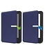 E-reader Hoes geschikt voor Kobo Clara 2E - Sleepcover - Tri-Fold Book Case - Auto/Wake functie - Magnetische sluiting - Donker Blauw