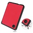 E-reader Hoes geschikt voor Kobo Clara 2E - Sleepcover - Tri-Fold Book Case - Auto/Wake functie - Magnetische sluiting - Rood