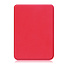 E-reader Hoes geschikt voor Kobo Clara 2E - Sleepcover - Tri-Fold Book Case - Auto/Wake functie - Magnetische sluiting - Rood