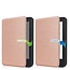 E-reader Hoes geschikt voor Kobo Clara 2E - Sleepcover - Tri-Fold Book Case - Auto/Wake functie - Magnetische sluiting - Rose Goud